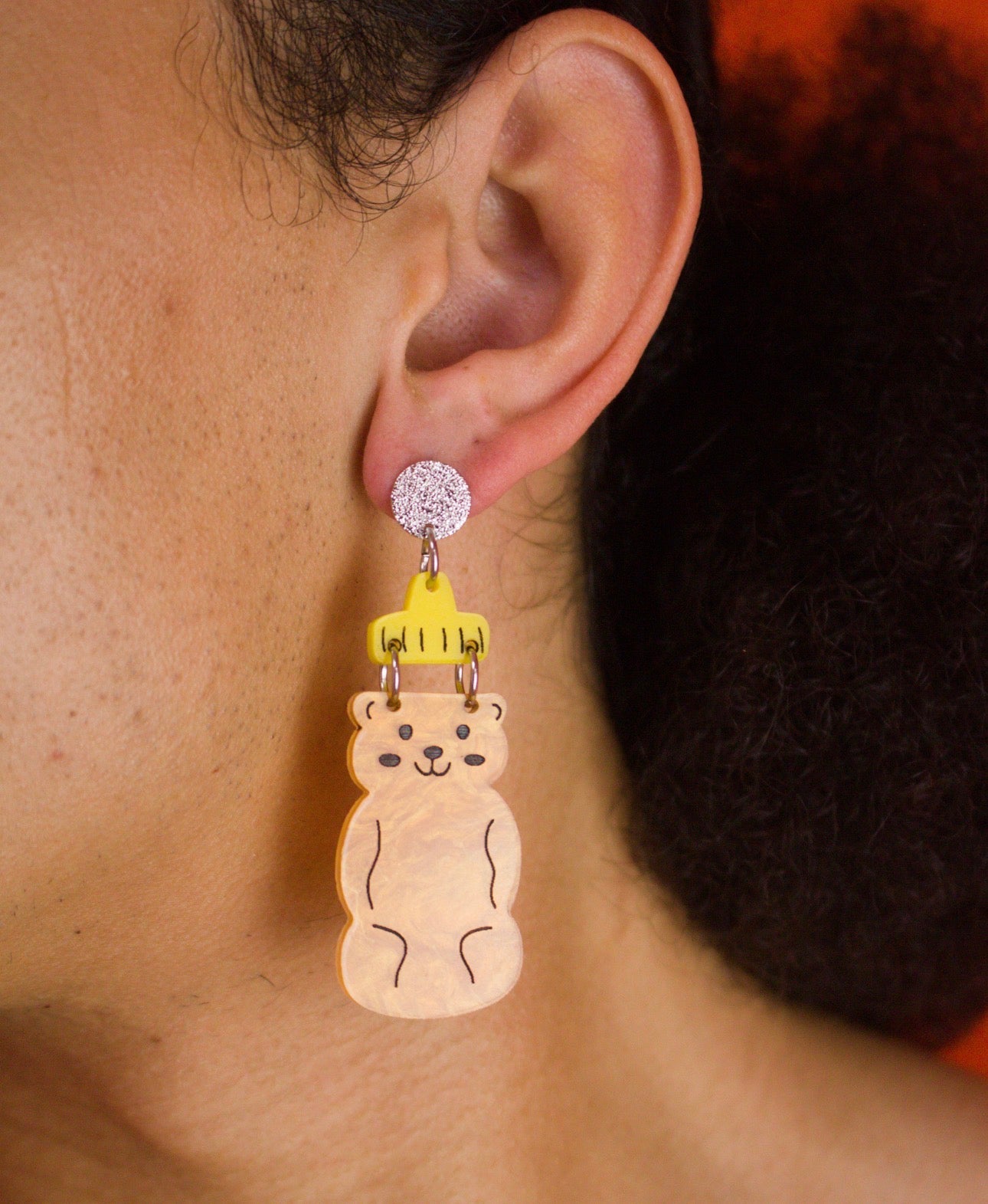 Honey Bear Earrings