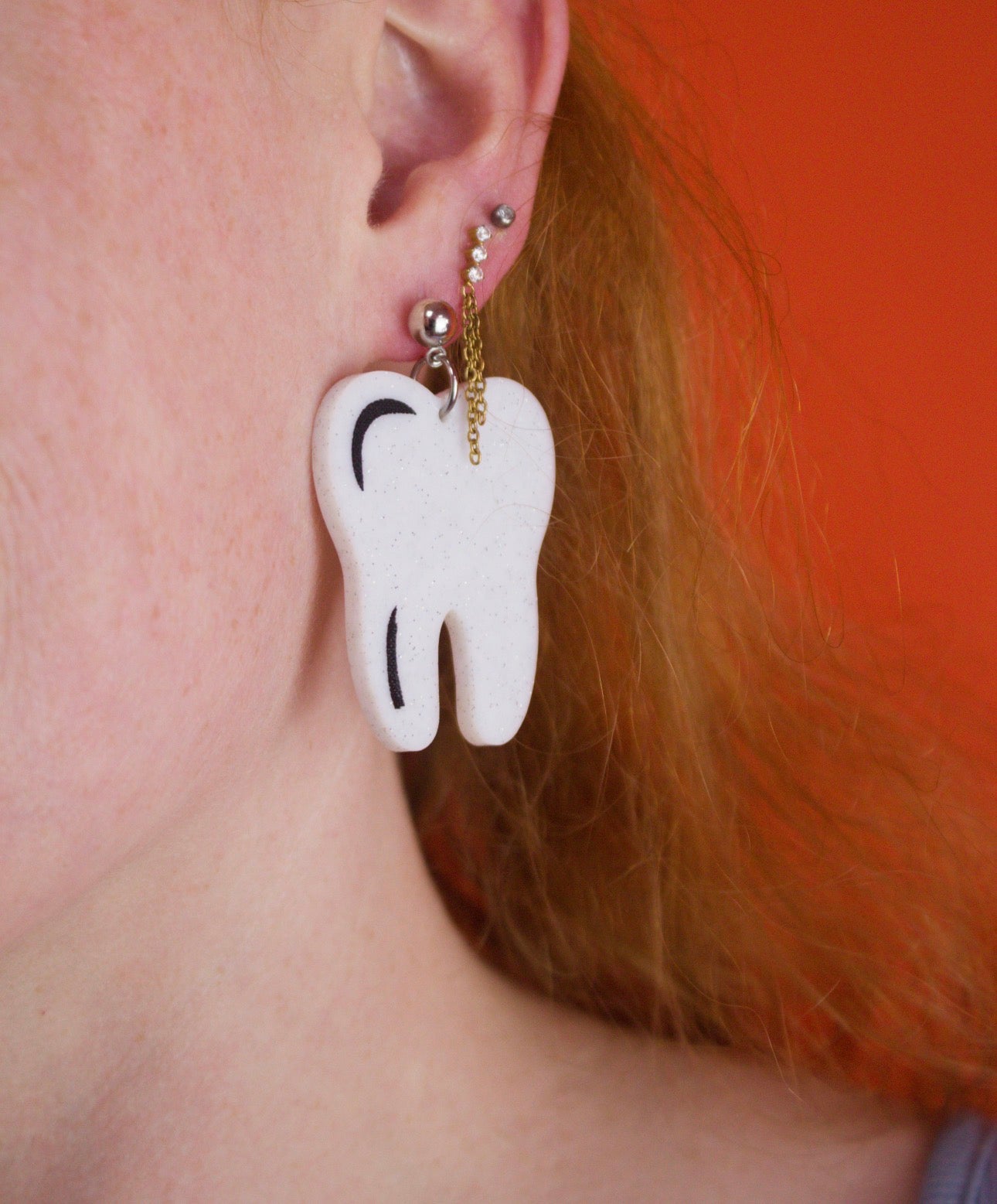 Cavity Free Tooth Earring