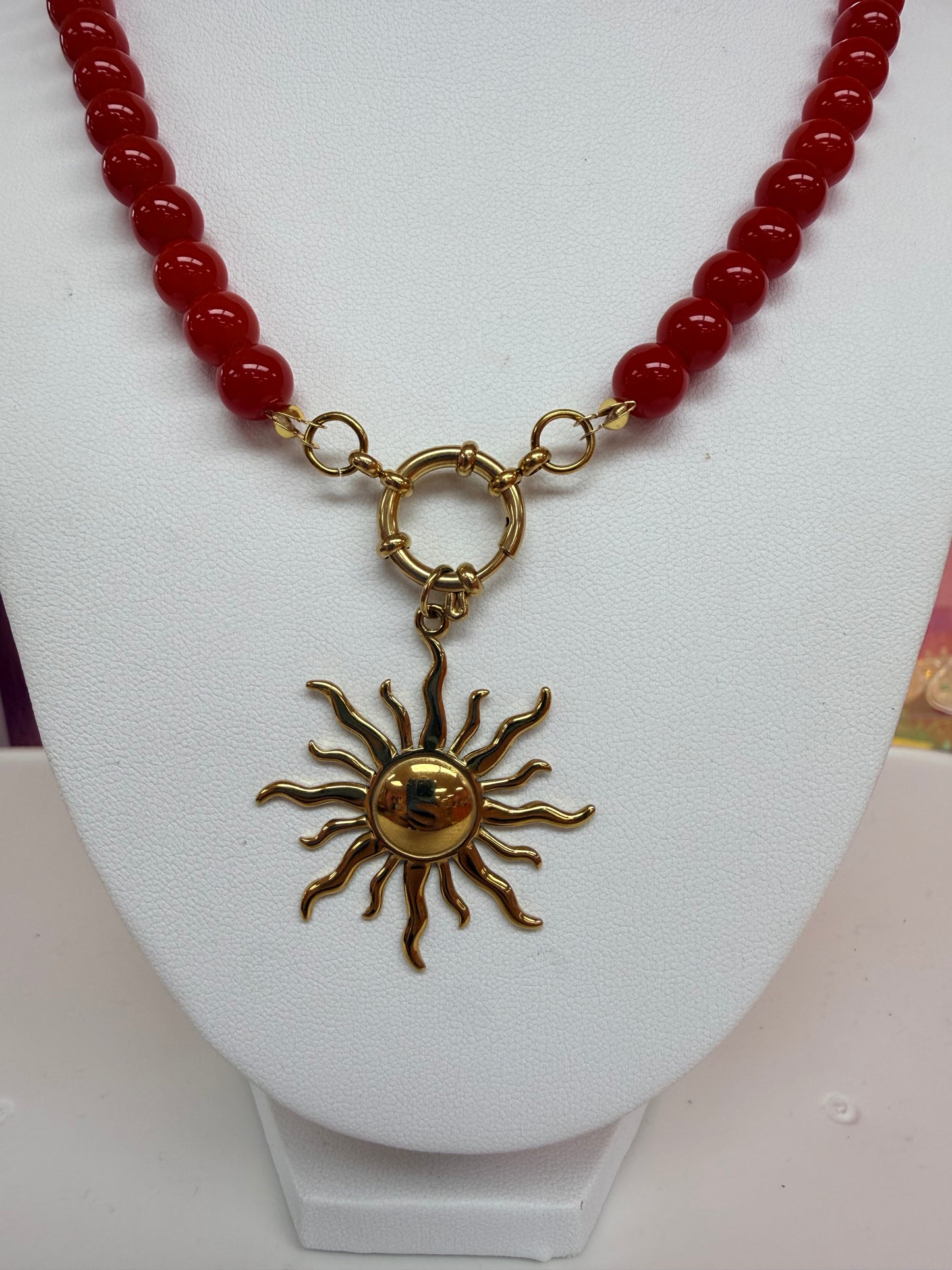 Maude Titanium Beaded Necklace