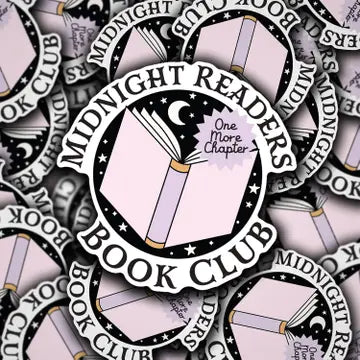 Midnight Readers Book Club Sticker