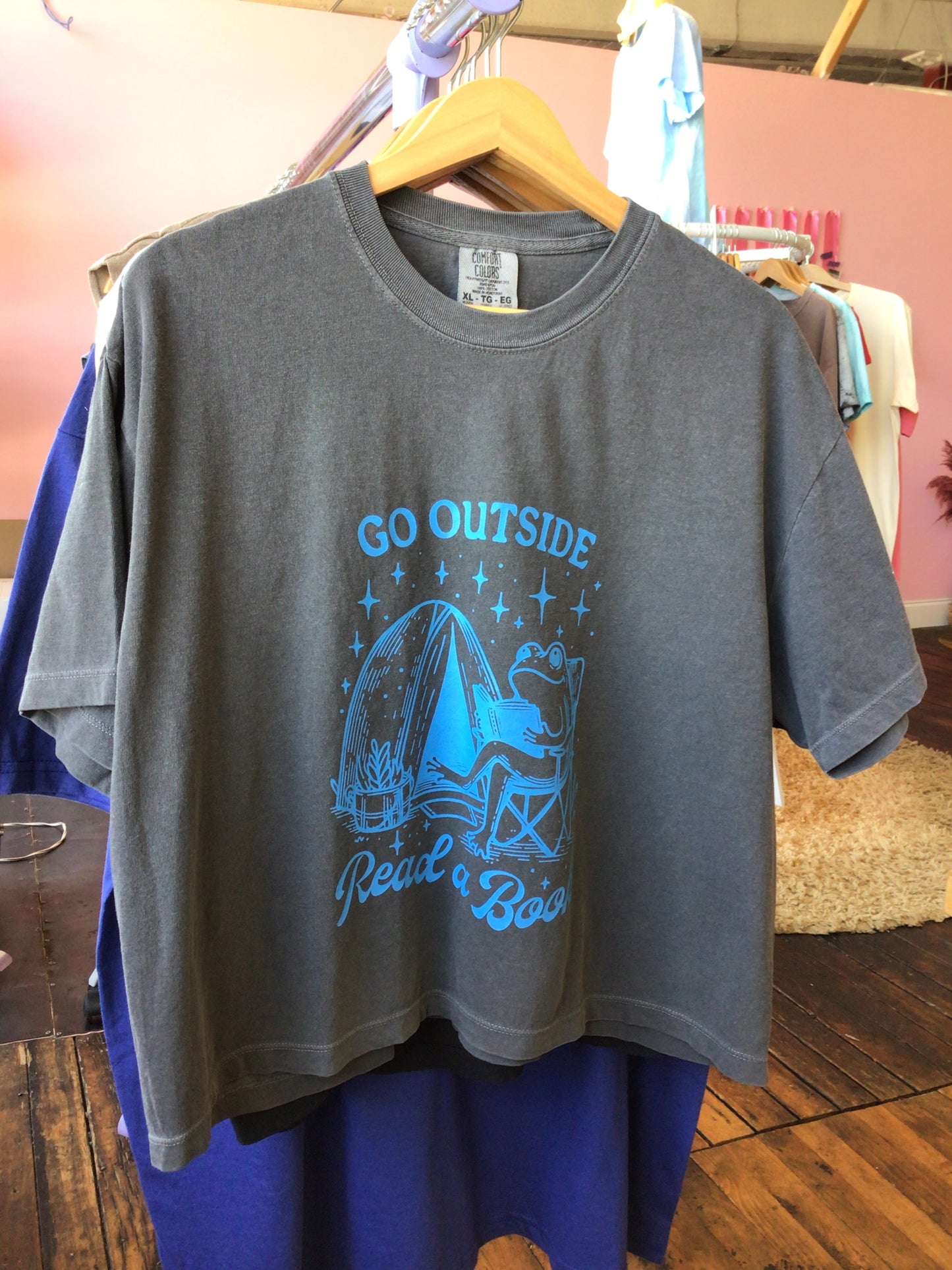 “Go Outside, Read A Book” Shirt