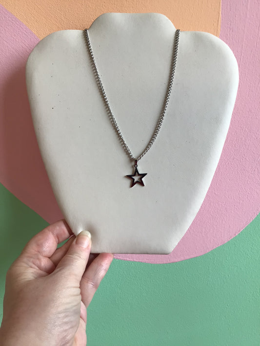 Stainless Steel Shooting Star Necklace