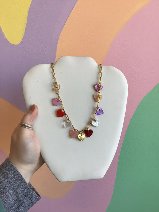Abundant Love Heart Charm Necklace