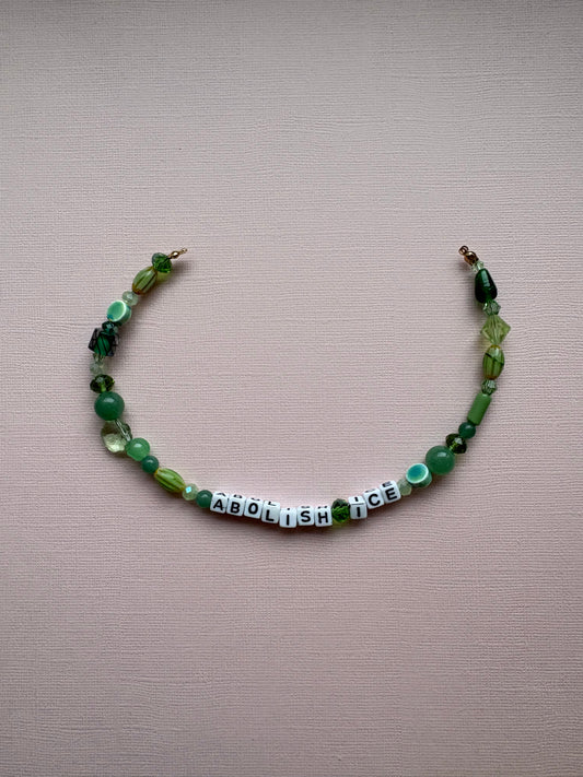 Abolish ICE Green Bag Charm or Phone Charm