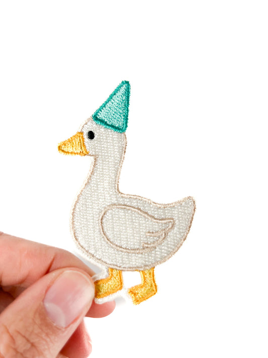 Silly Goose Embroidered Patch Funny Iron On Patch for Hats