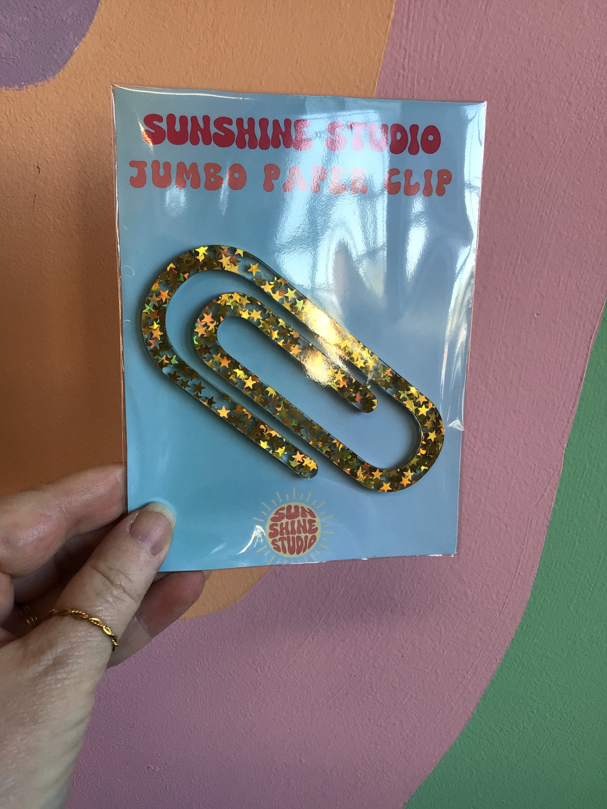 Colorful Jumbo Paperclips