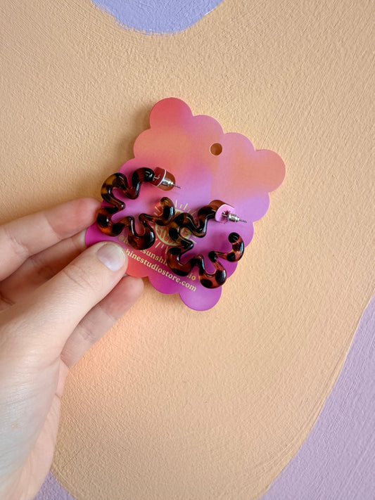 Funky Tortoise Earrings