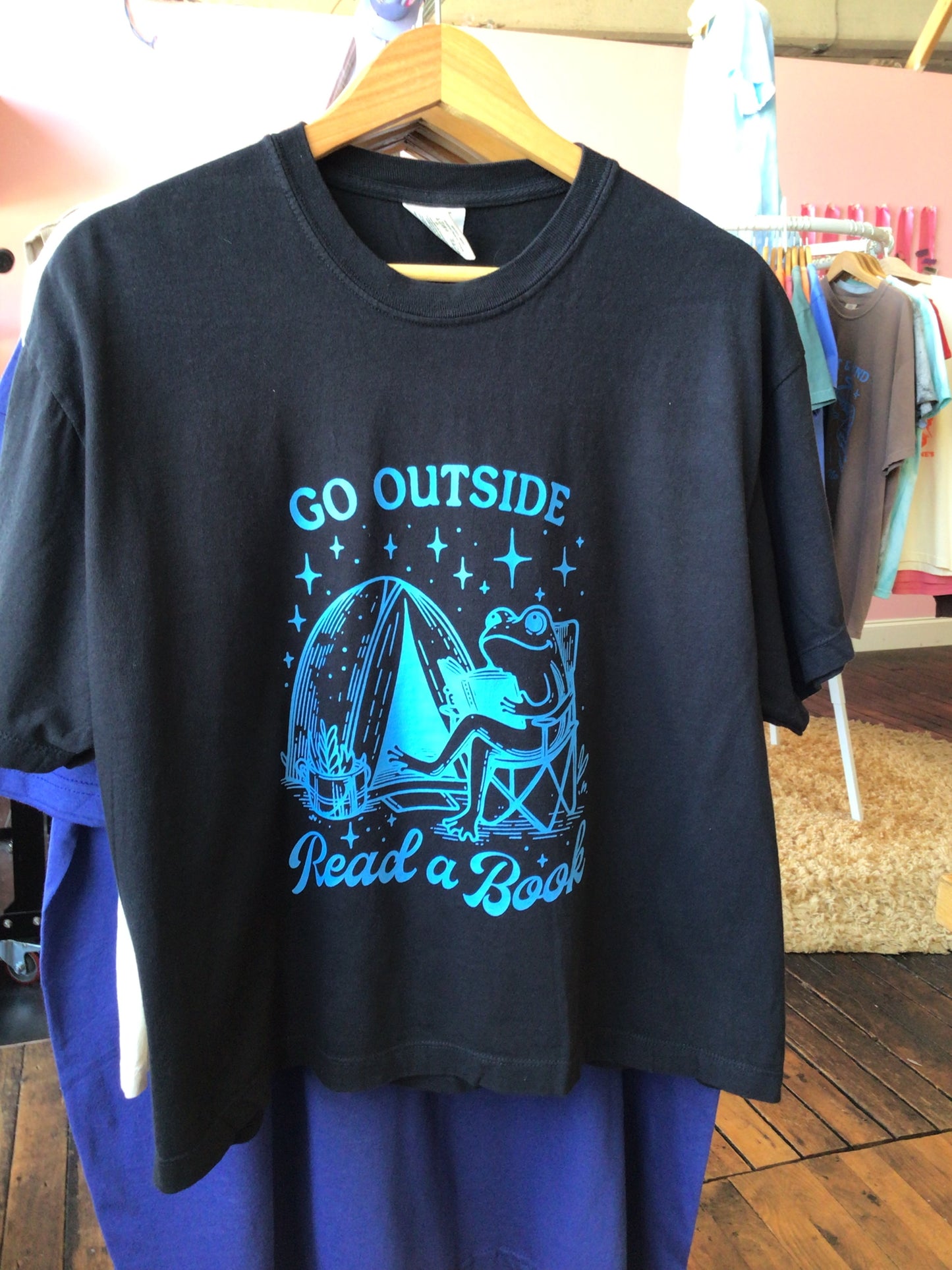 “Go Outside, Read A Book” Shirt