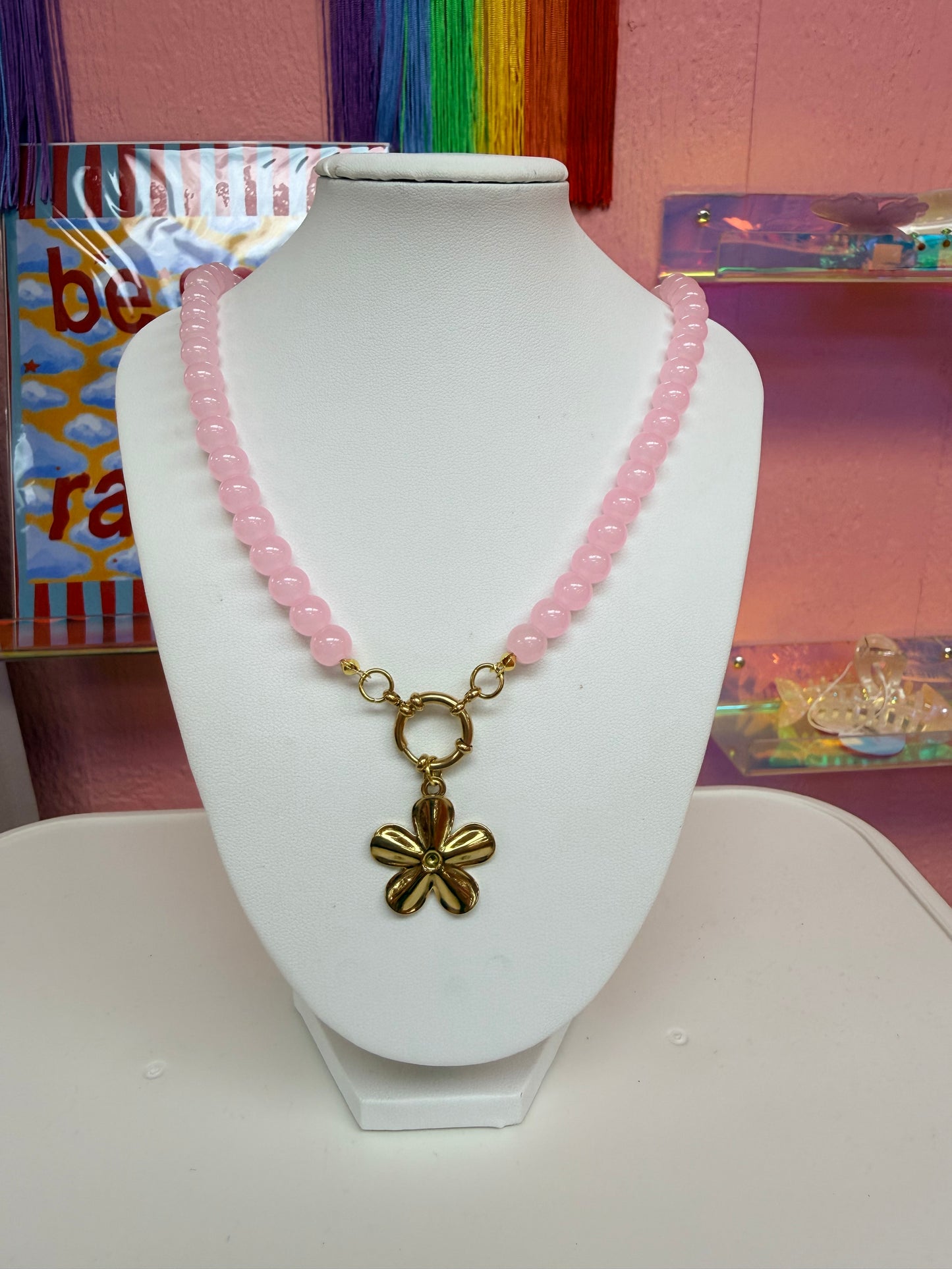 Miley Titanium Beaded Necklace