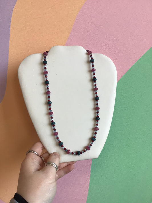 Intricate Glass Beaded Necklaces