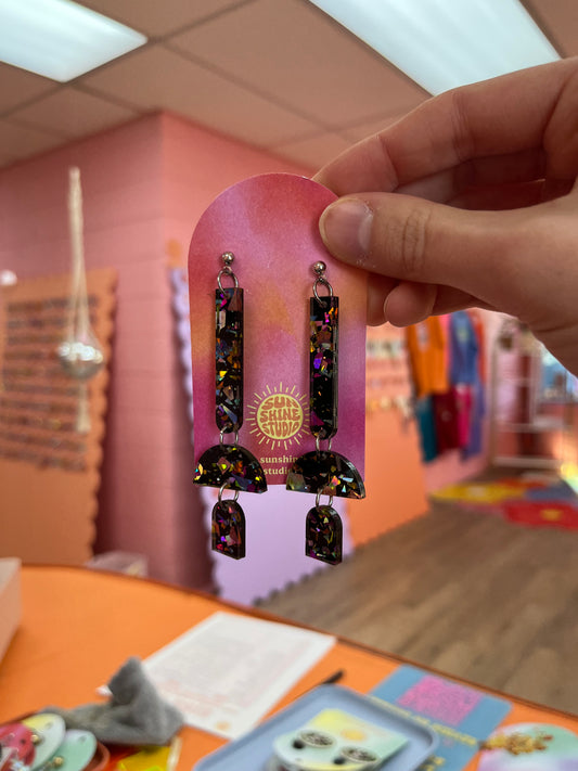 Lined Up Earrings