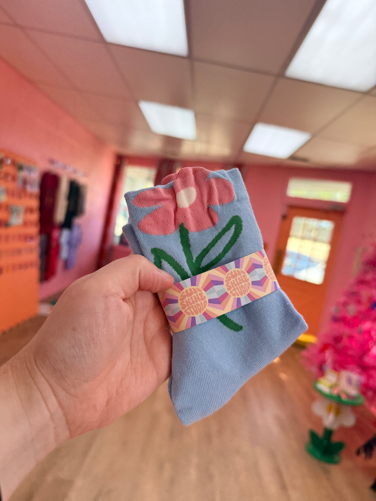 Fun Flower Socks