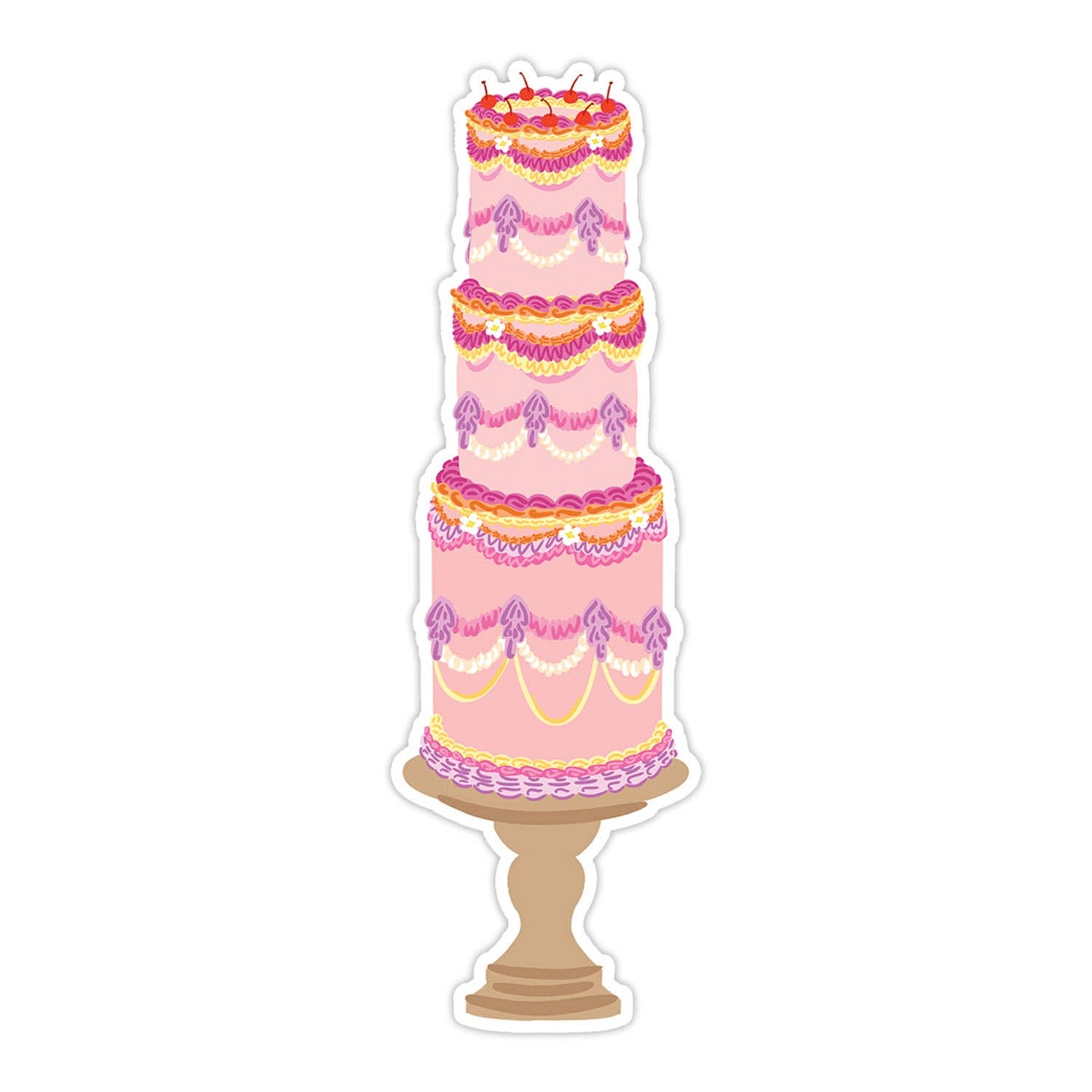 Tiered Cake Die Cut Bookmark