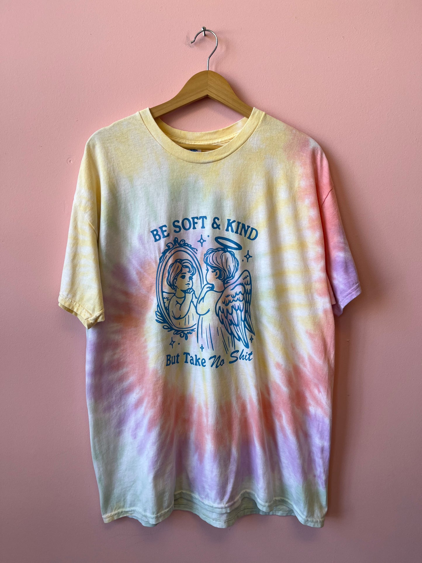 “Be Soft and Kind But Take No Shit” Screen-Printed Shirts & Crewnecks