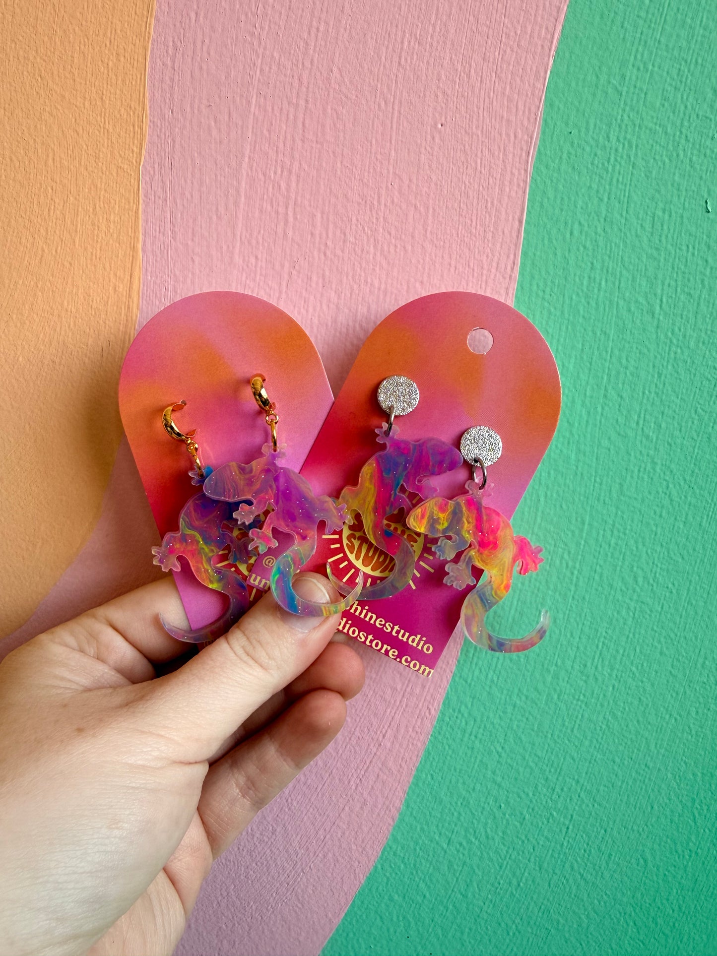 Baby Lizard Earrings