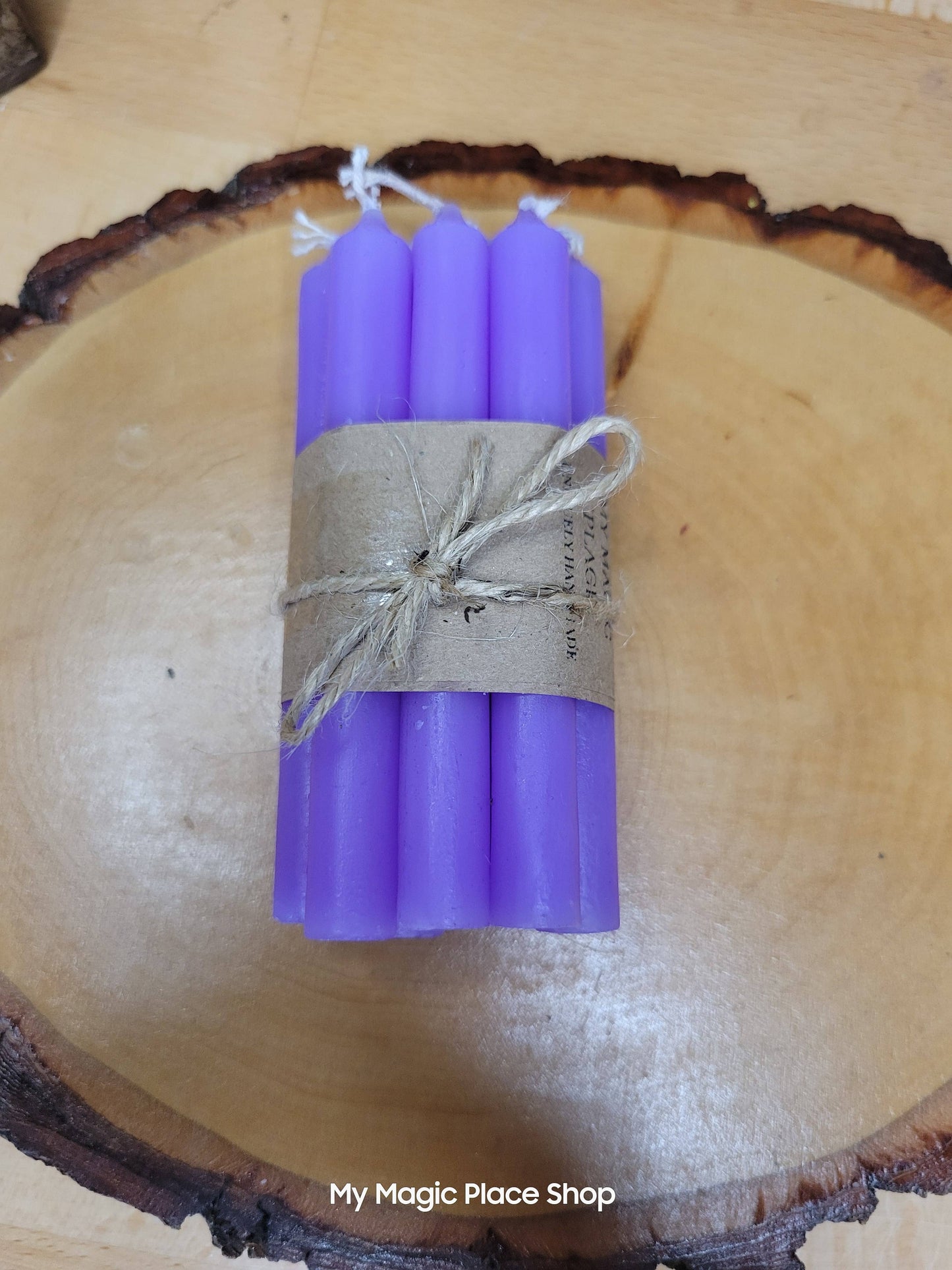 Pack of 10 colored spell candles, Chime Candle 4 Inches: Black