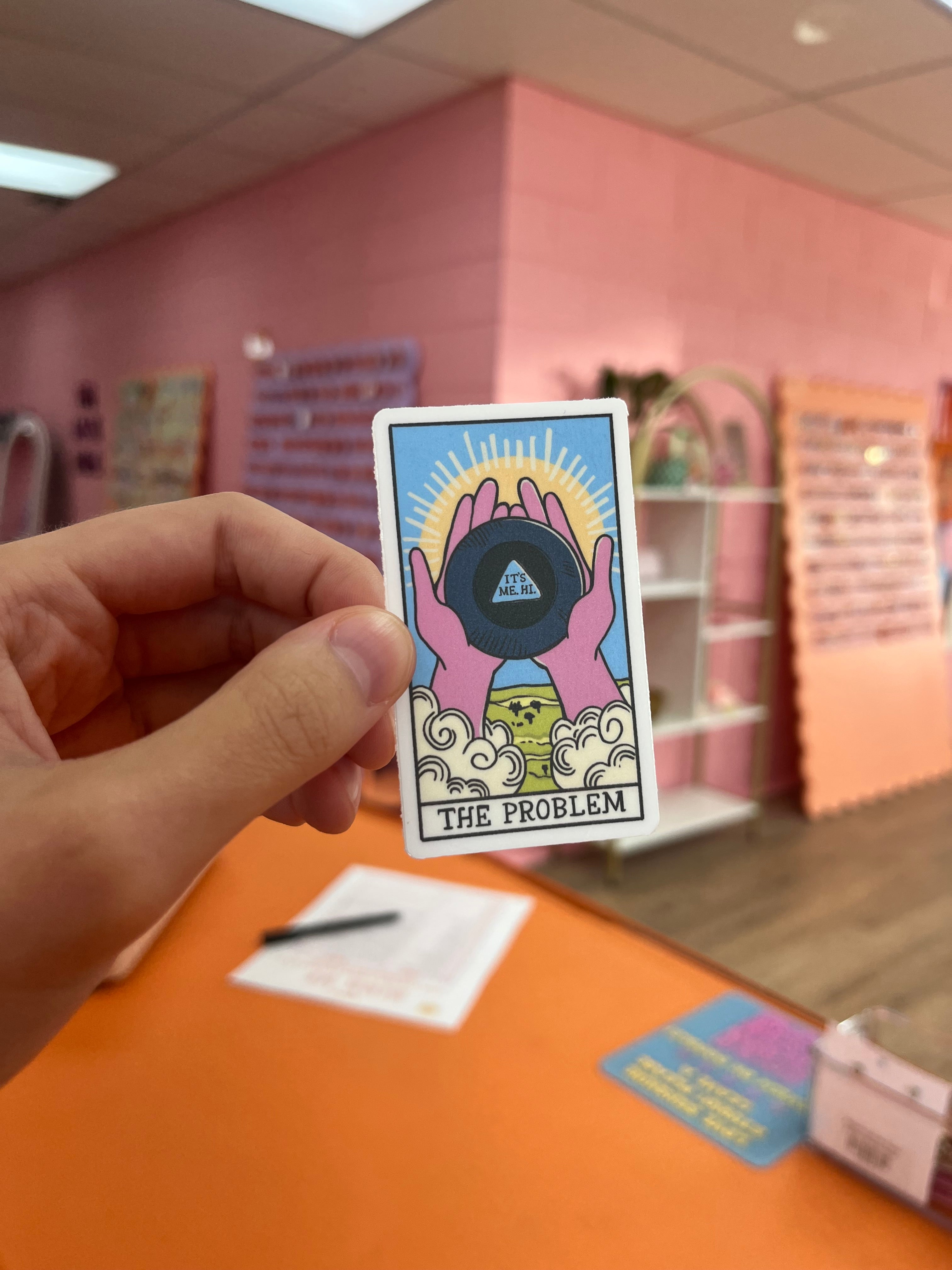 The Problem Sticker – Sunshine Studio