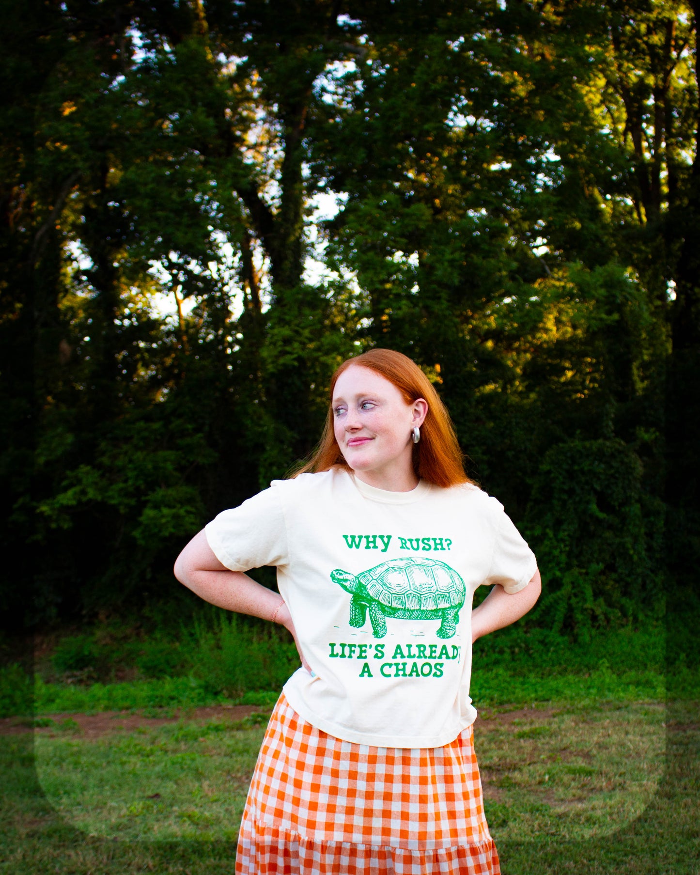 "Why Rush? Life's Already a Chaos" T-Shirt