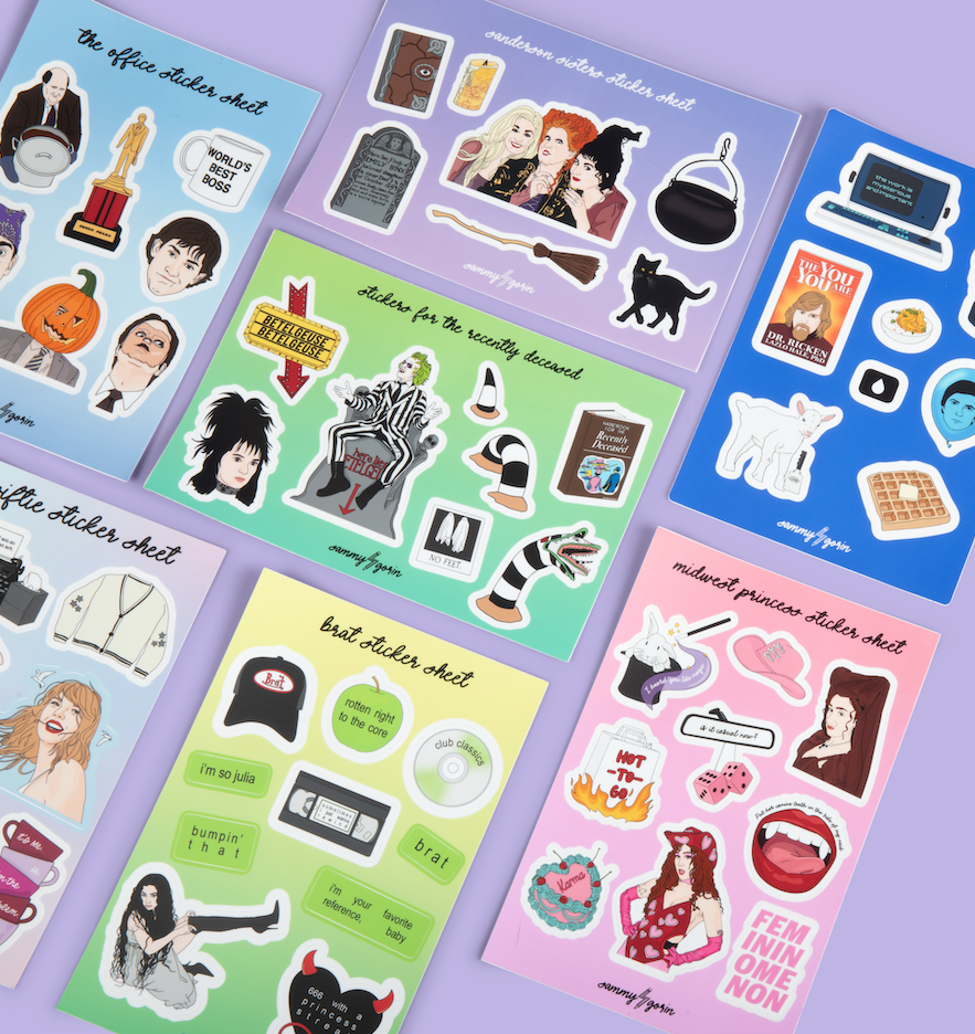 SVR'D Sticker Sheet