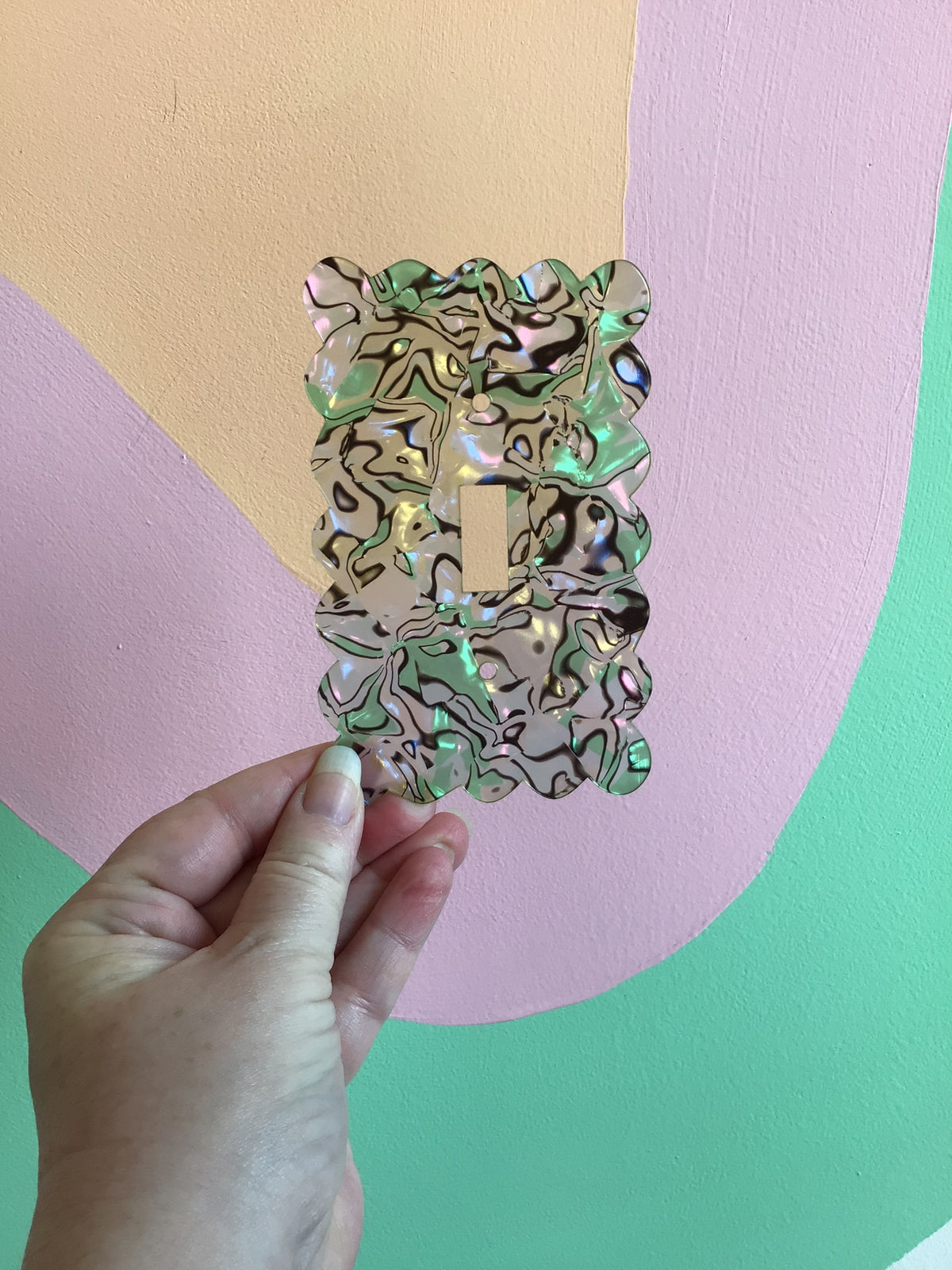 Green Abalone Outlet Covers