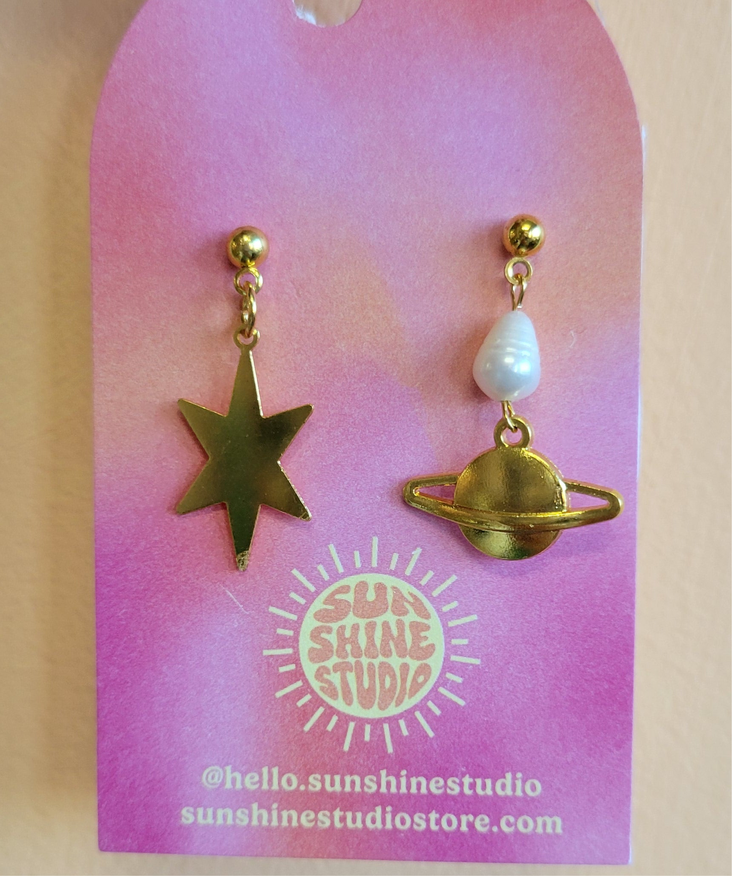 Stellar Planets Dangle Earrings