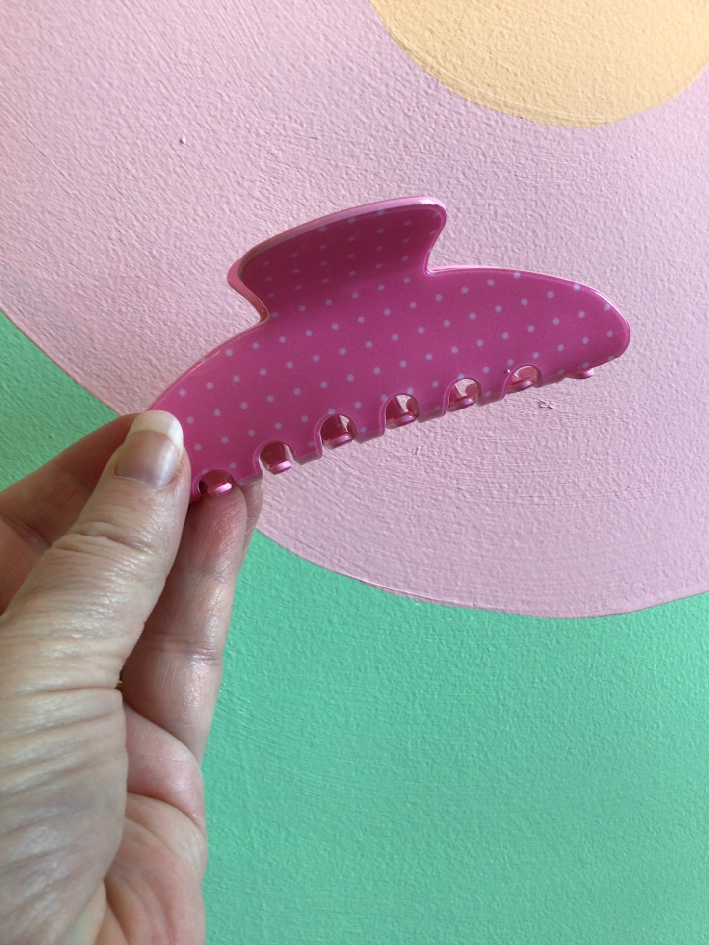 Polka Dot Hair Claws