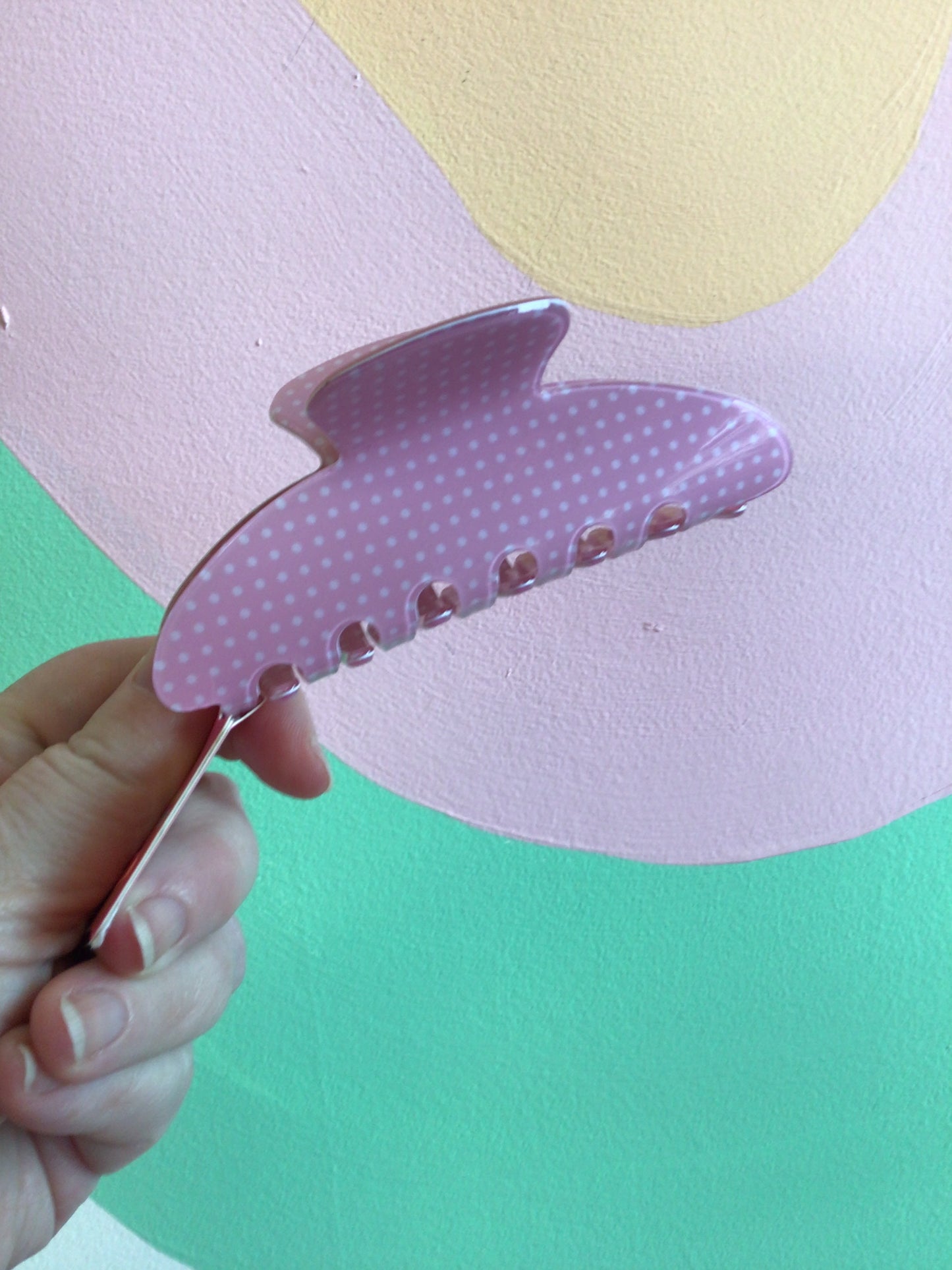 Polka Dot Hair Claws