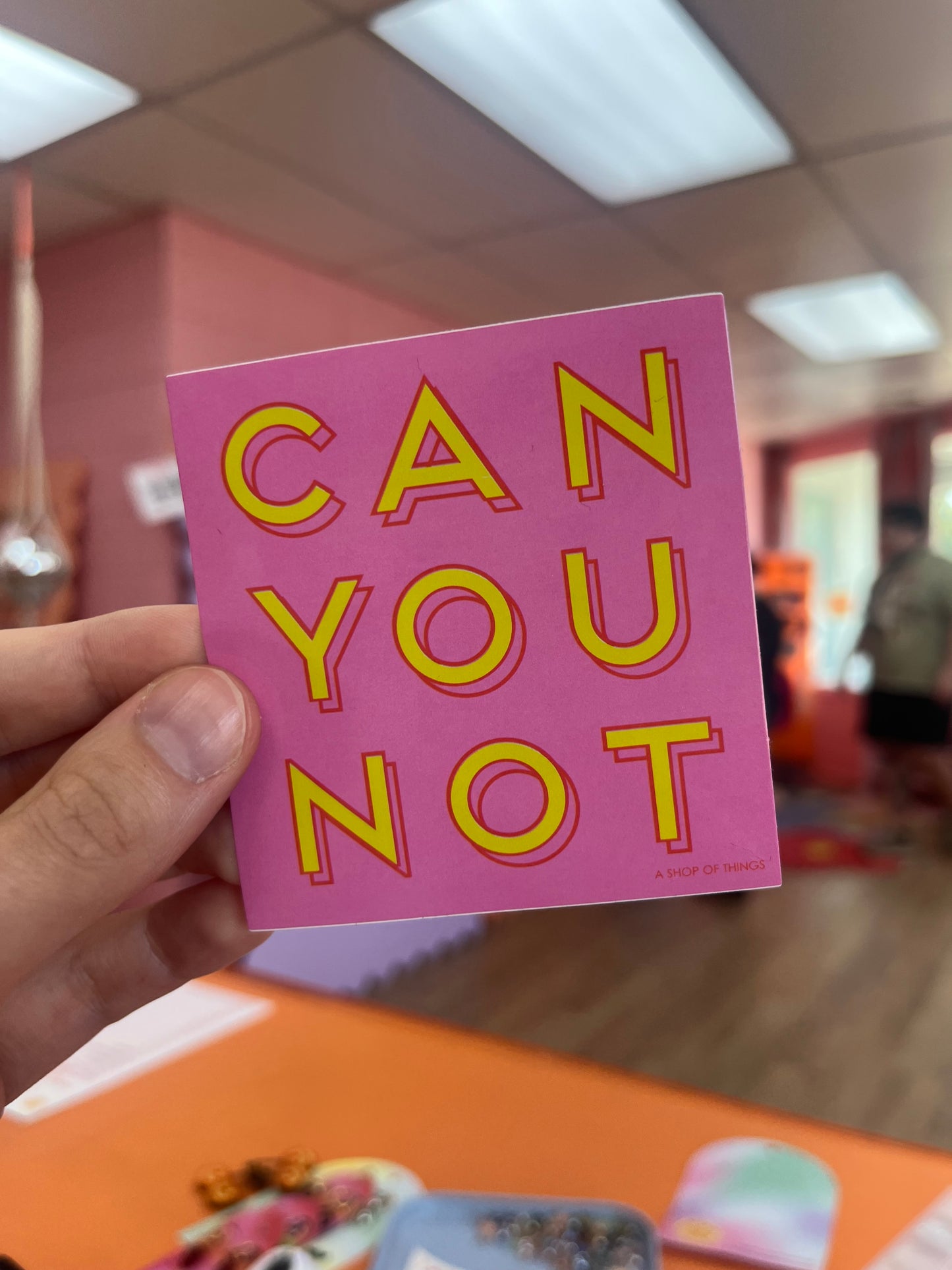 Can you not sticker
