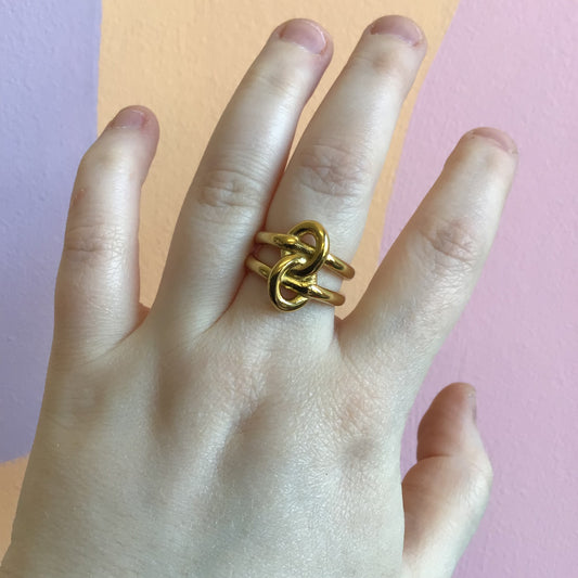 Link In The Chain Titanium Ring