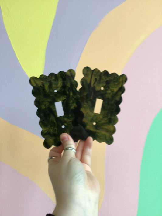 Smokey Green Outlet Covers
