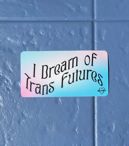 Bumper Sticker - I Dream of Trans Futures