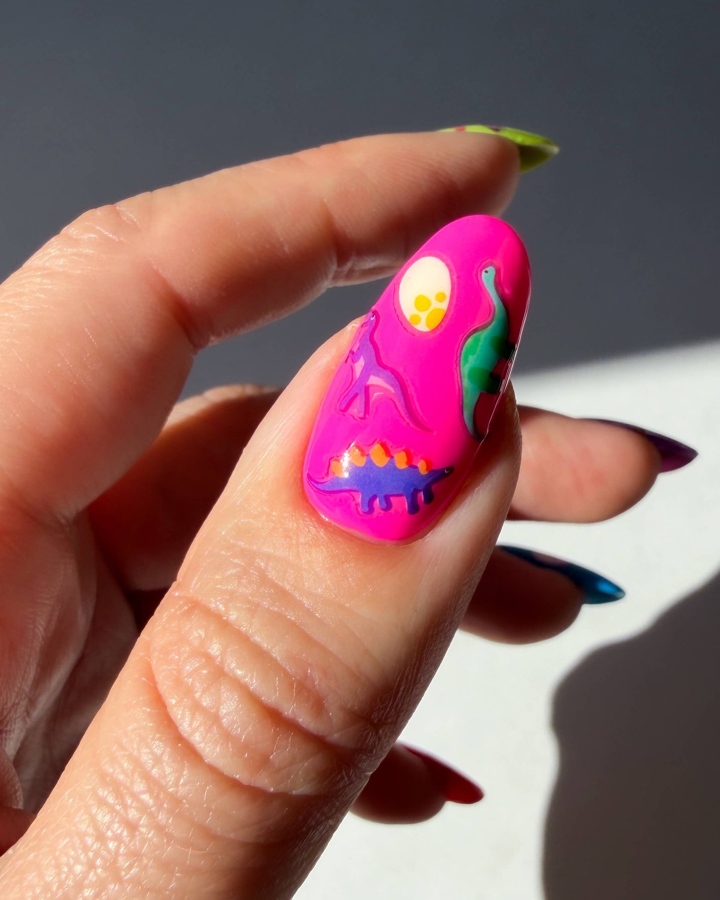 Nail Art Stickers - DINOS