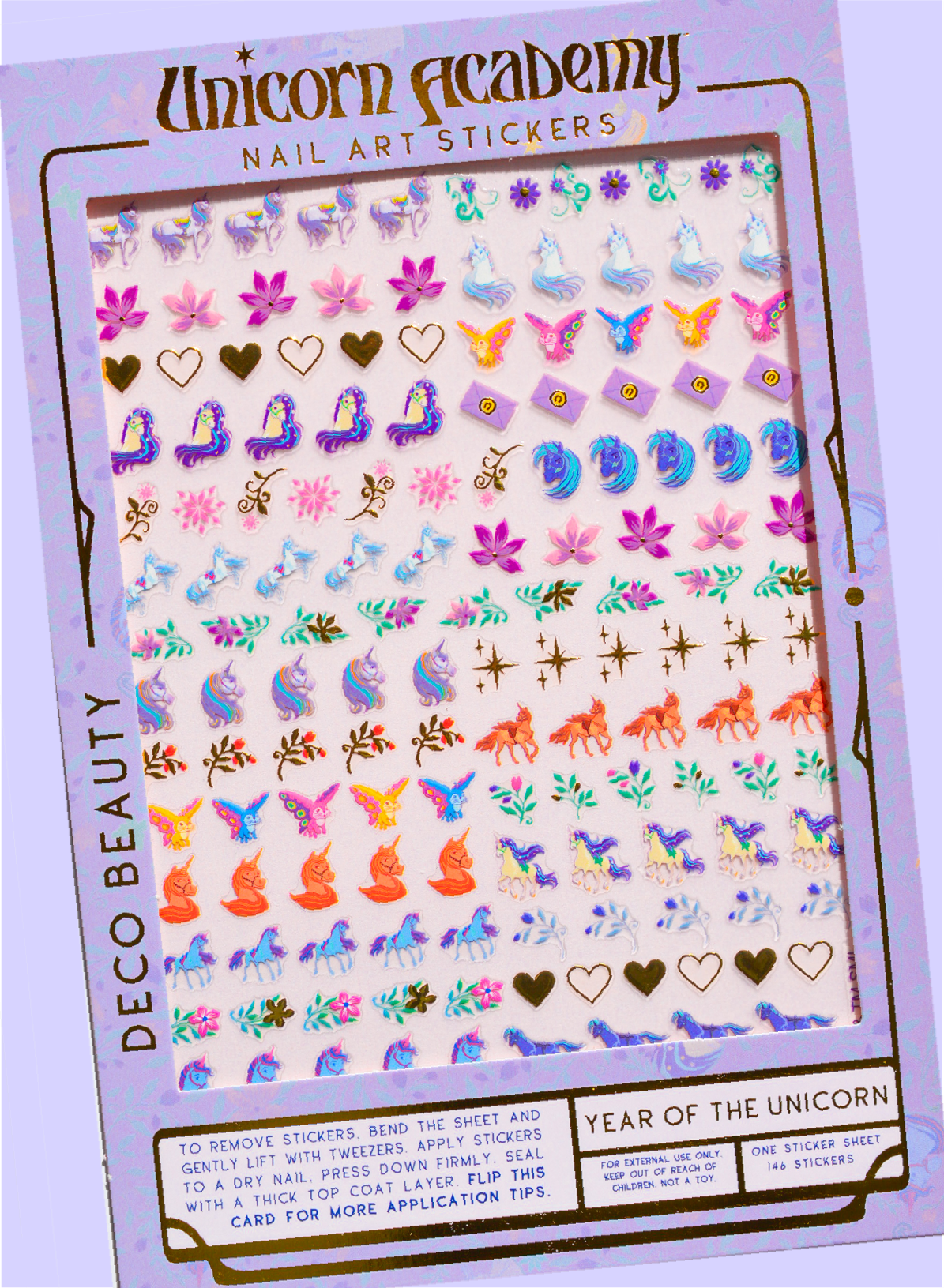 Nail Art Stickers - YEAR OF THE UNICORN