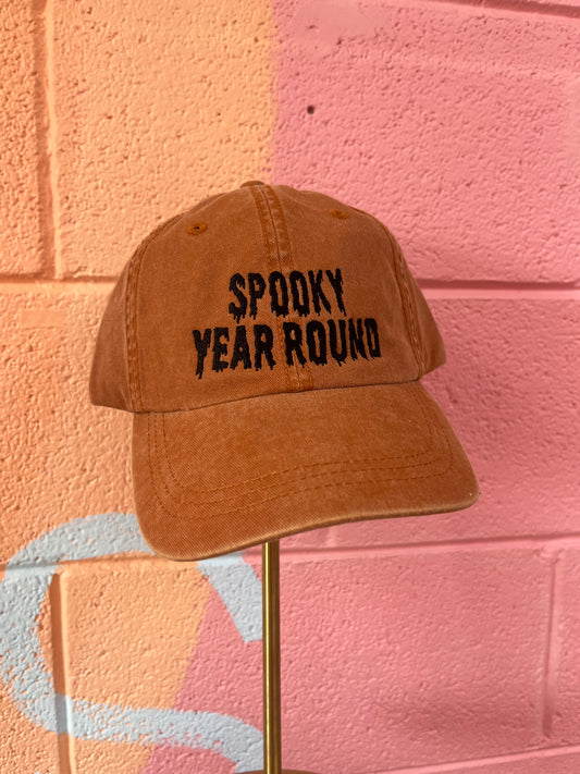 Spooky Year Round Embroidered Hat