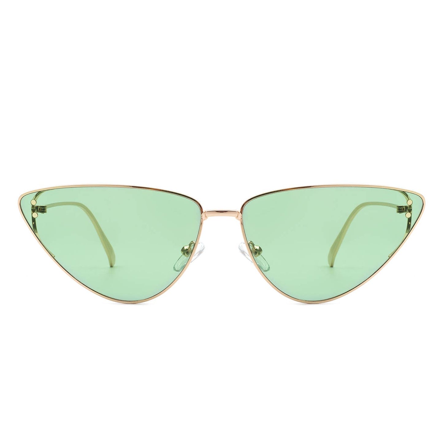 Retro Tinted Flat Lens Fashion Cat Eye Sunglasses: No Packaging