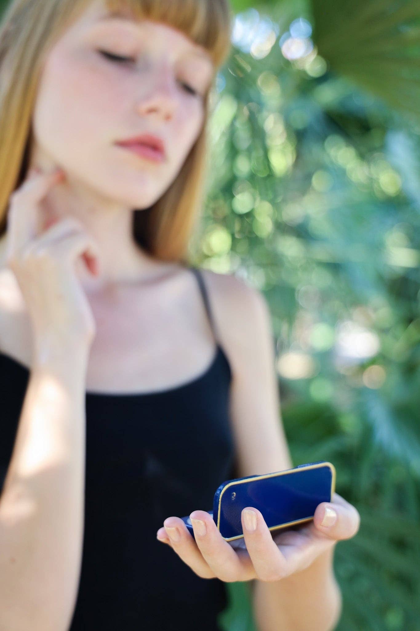 Monaco Midnight Blue Refillable Compact - ema