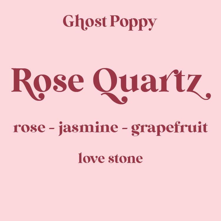 Rose Quartz Mini Candle
