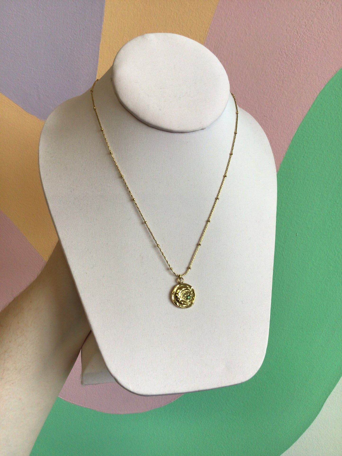 Lunar Charm Titanium Necklaces