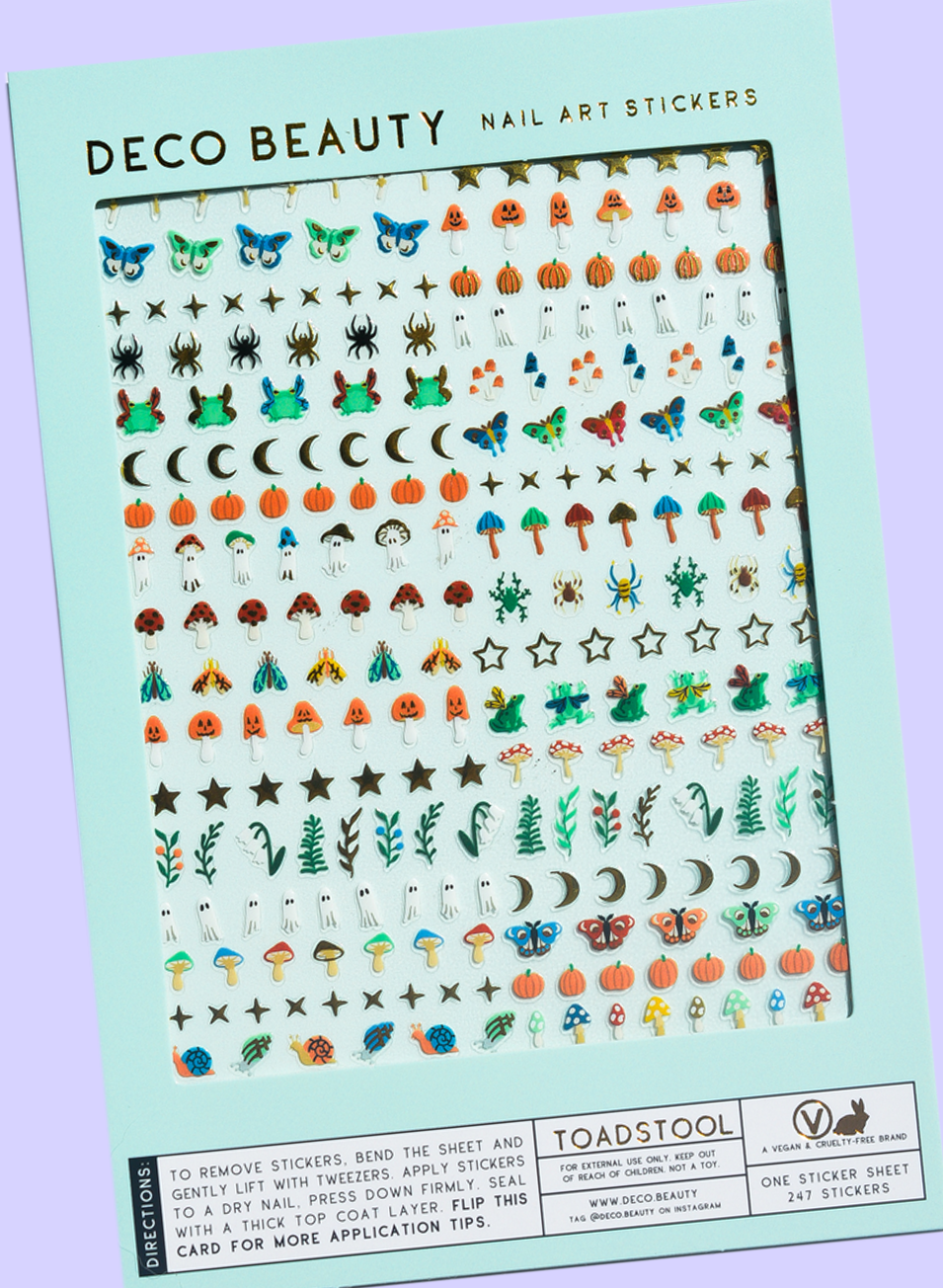 Nail Art Stickers - TOADSTOOL