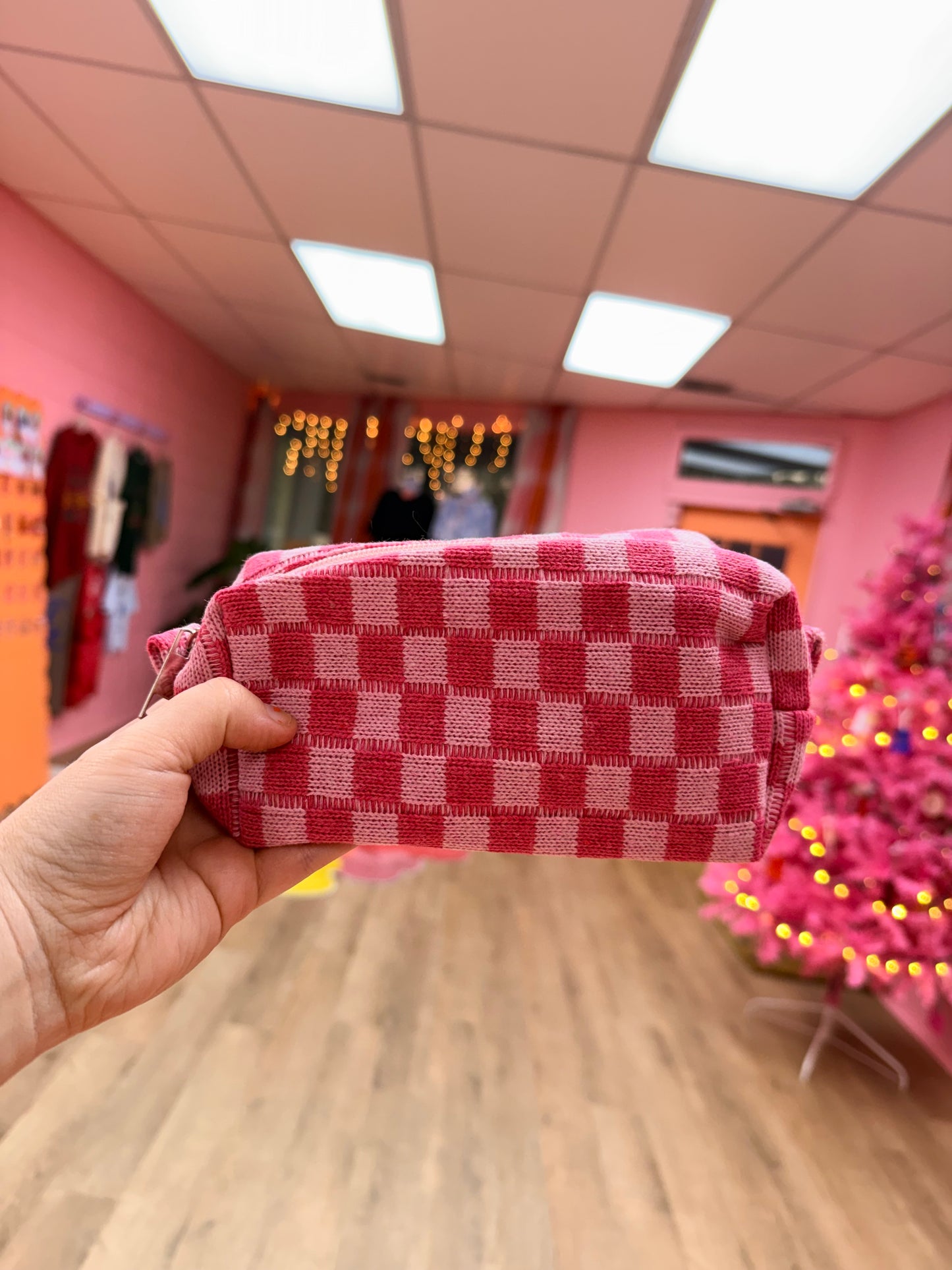 Knitted Cosmetics Bag