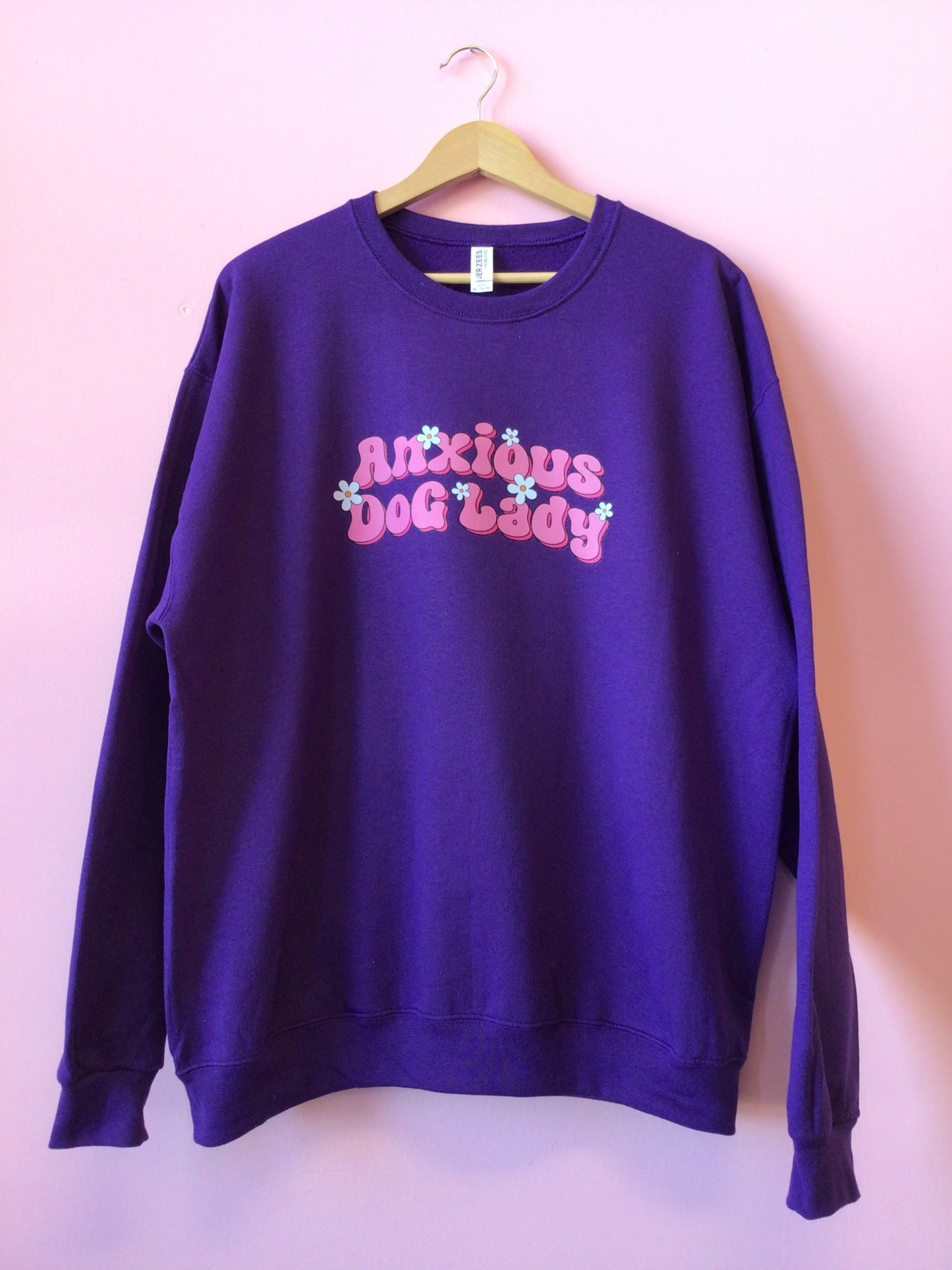 Anxious Dog Lady Crewneck