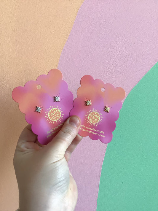 Brightest Star Shimmer Studs