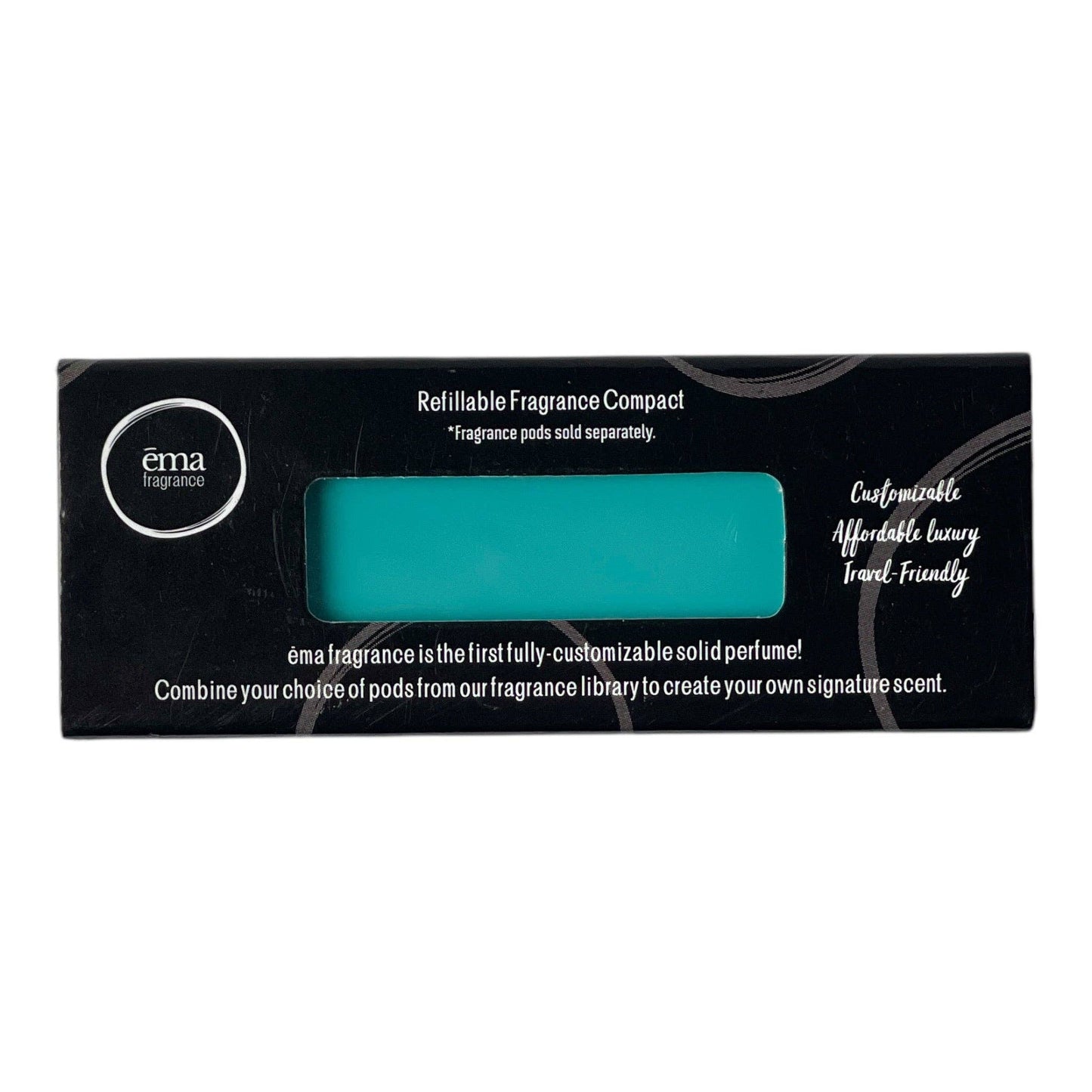 Amalfi Aqua Refillable Solid Perfume Compact - ēma 