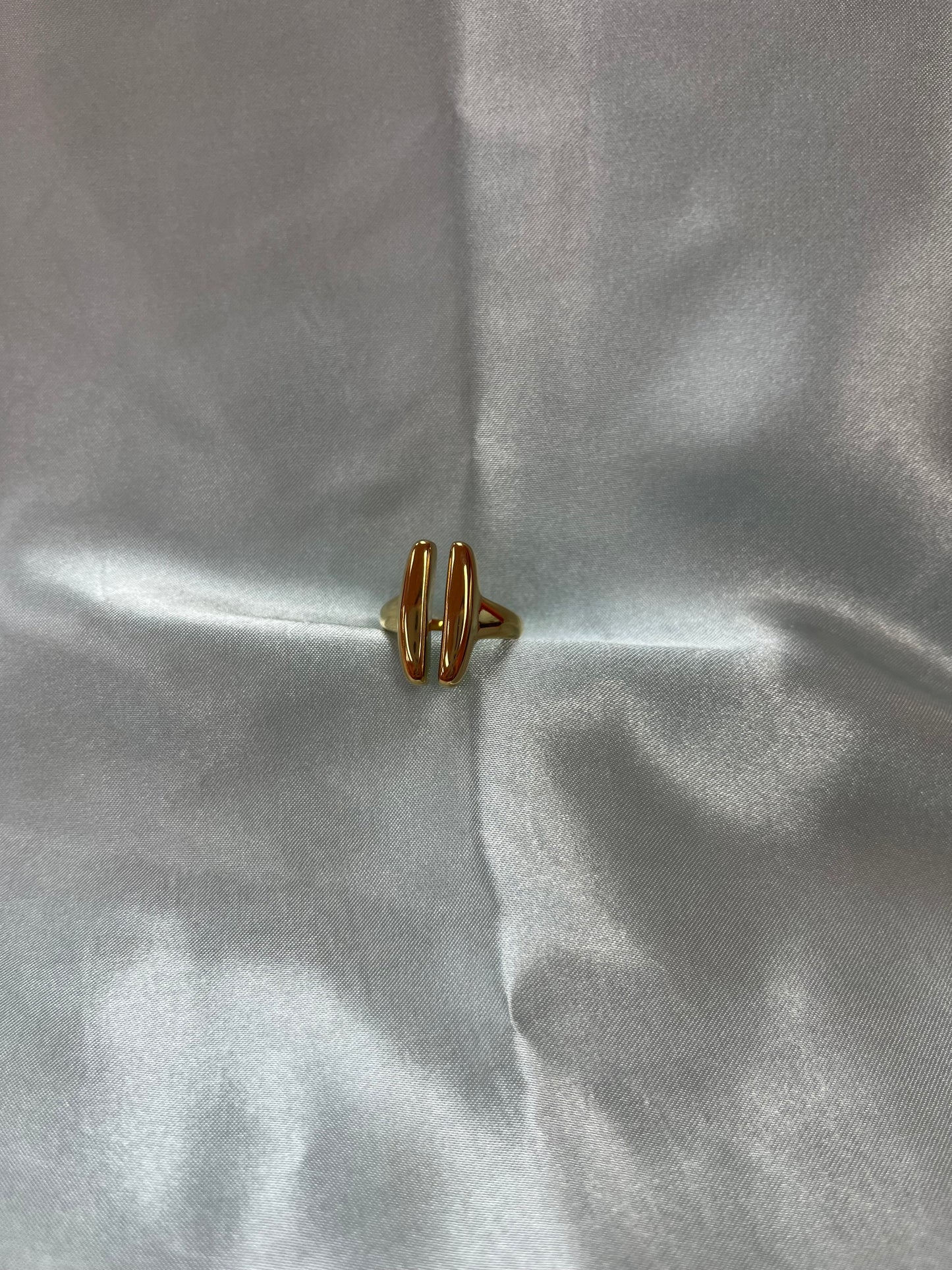 Coffee Bean Titanium Ring