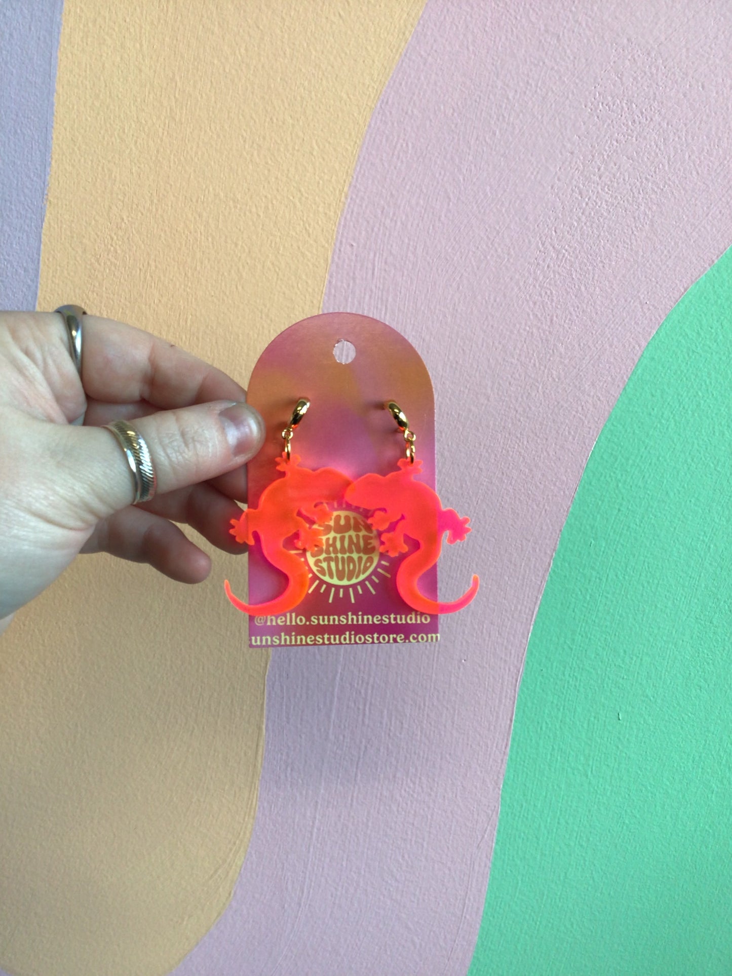 Baby Lizard Earrings