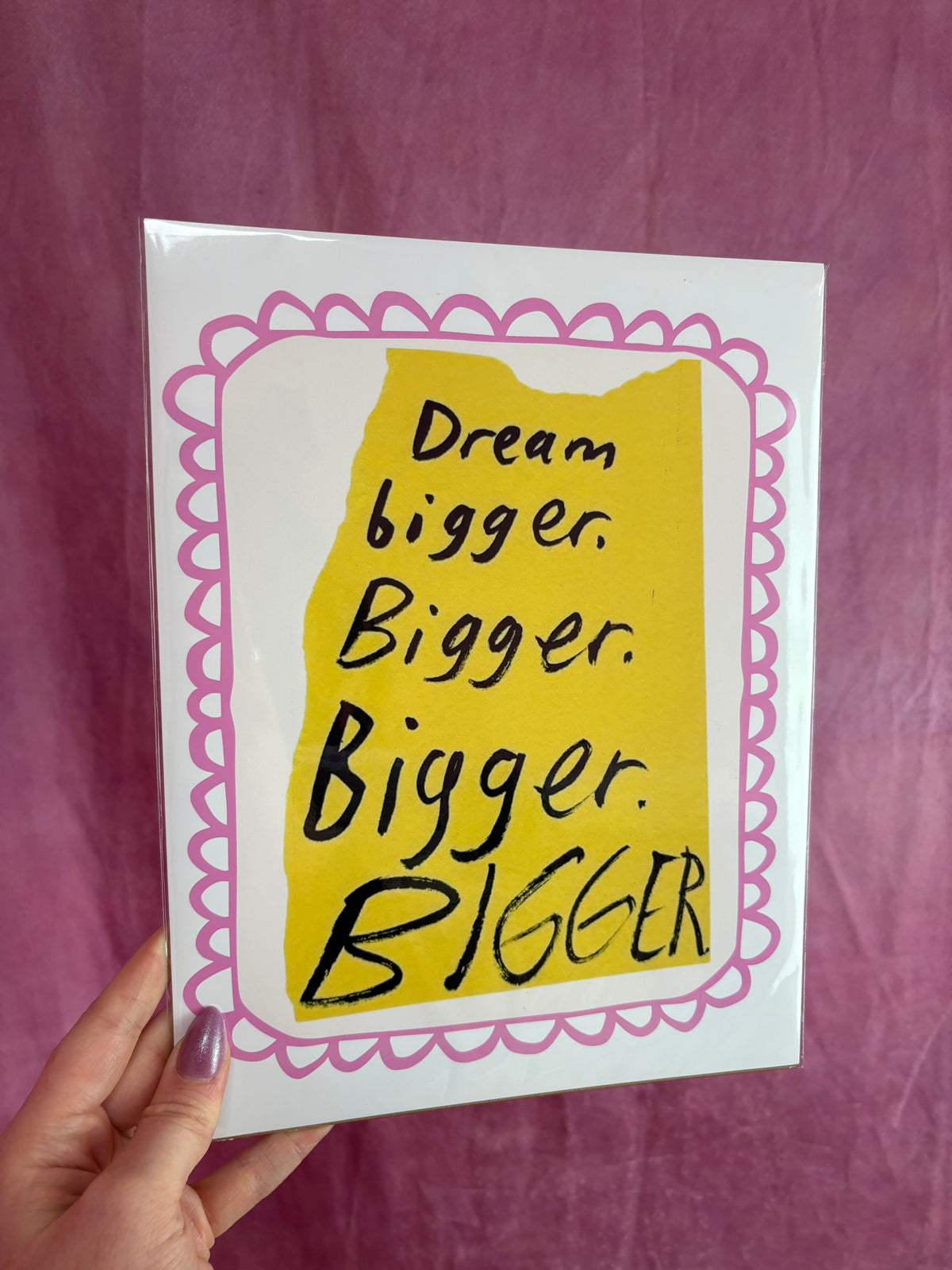 “Dream Bigger. Bigger” Wall Photo