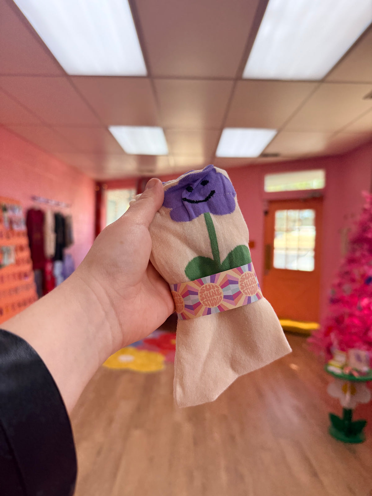 Fun Flower Socks