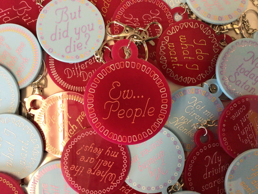 Ew… People Keychain