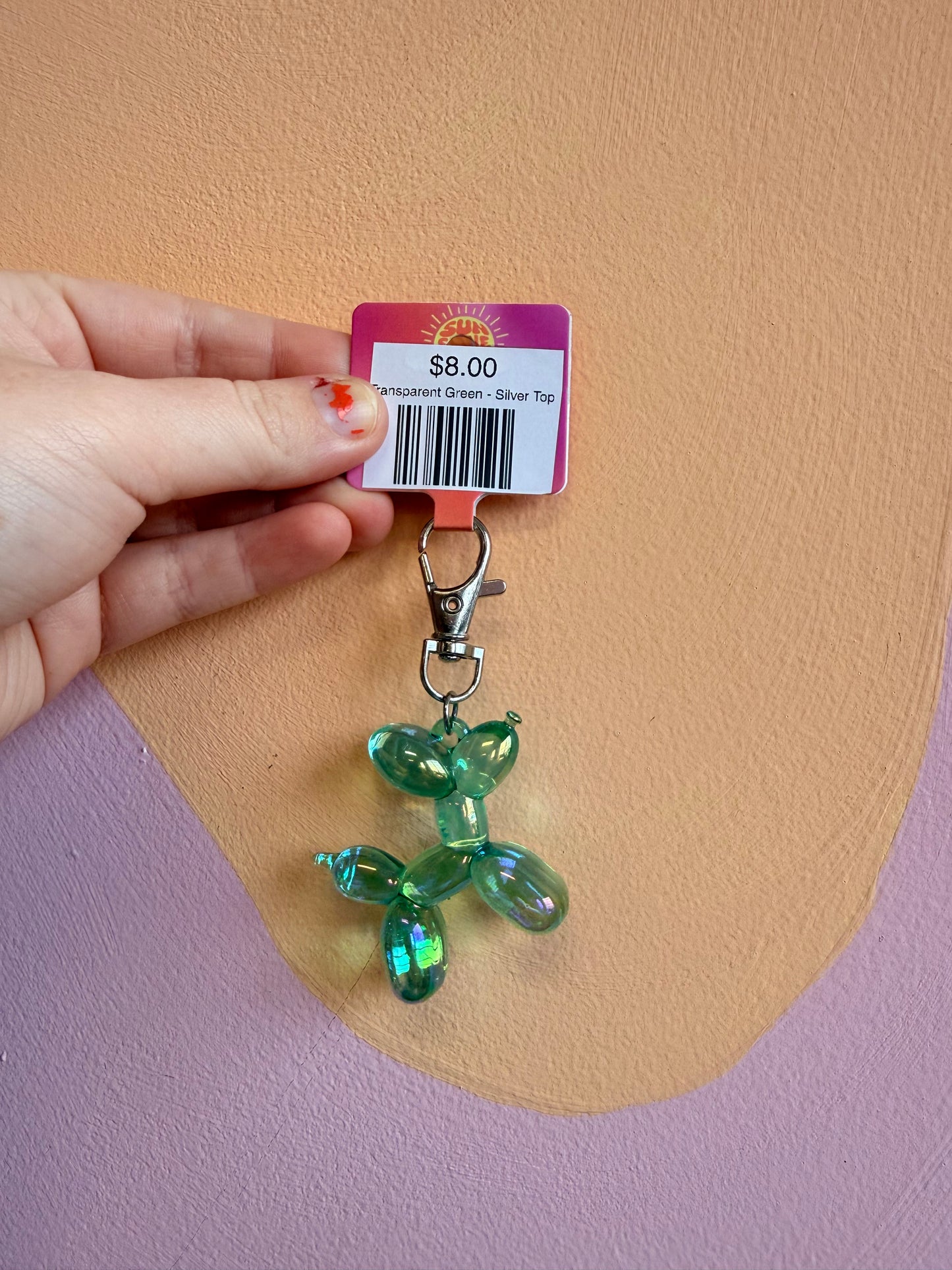 Balloon Animal Statement Keychain