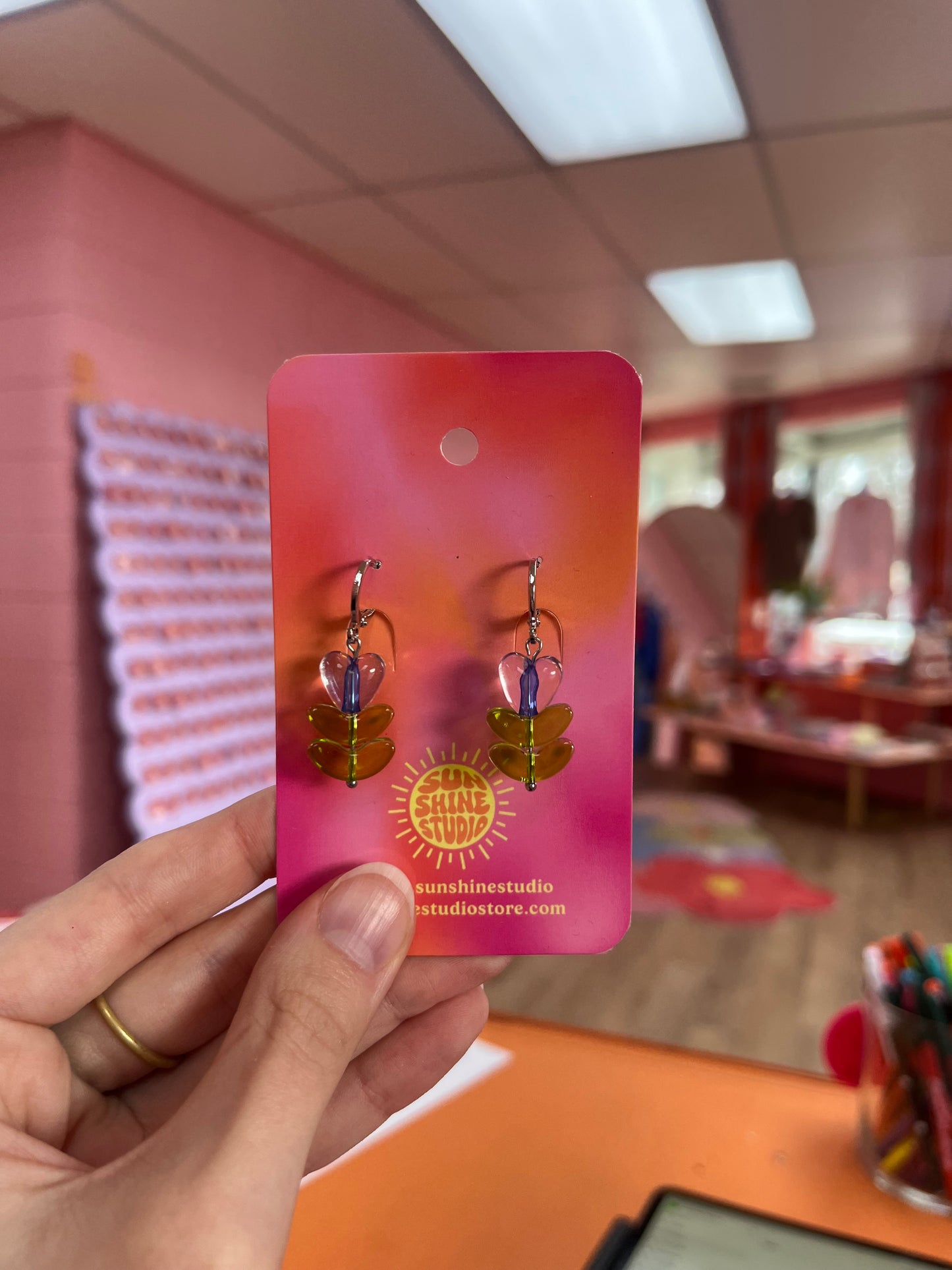 Love Blooms Valentine Earrings